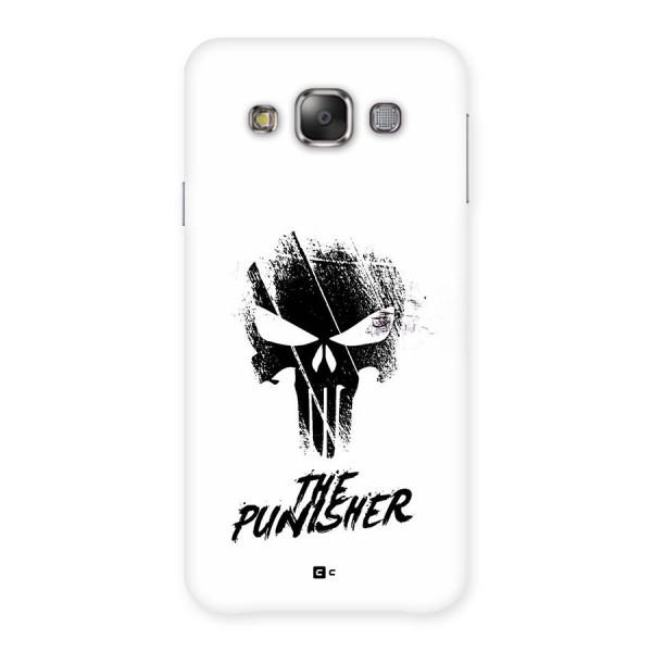 The Punisher Back Case for Galaxy E7