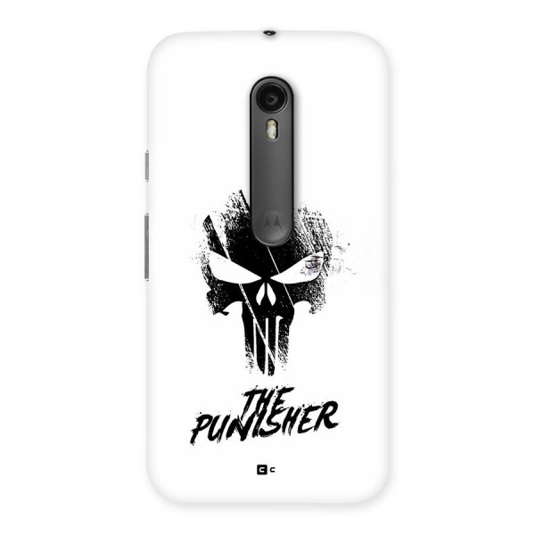 The Punisher Back Case for Moto G3
