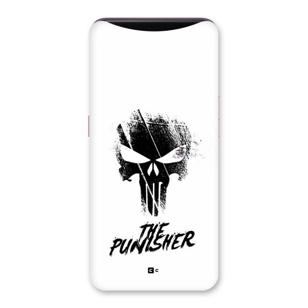 The Punisher Back Case for Oppo Find X