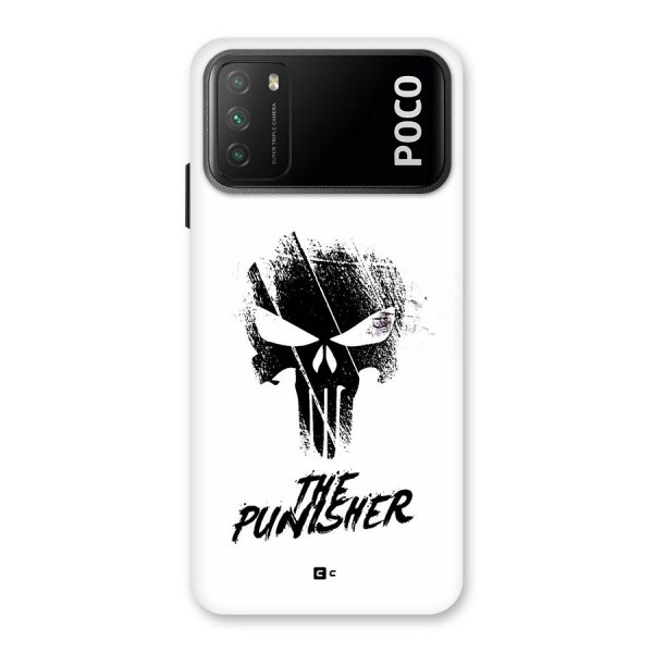 The Punisher Back Case for Poco M3