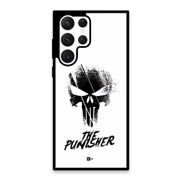 The Punisher Glass Back Case for Galaxy S22 Ultra 5G