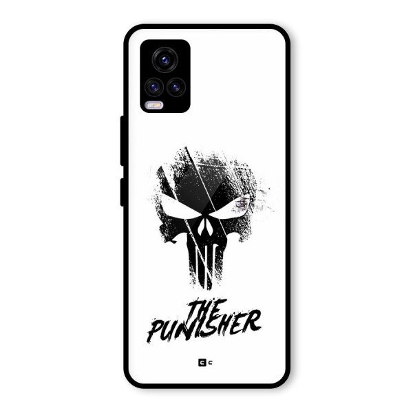 The Punisher Glass Back Case for Vivo V20 2021