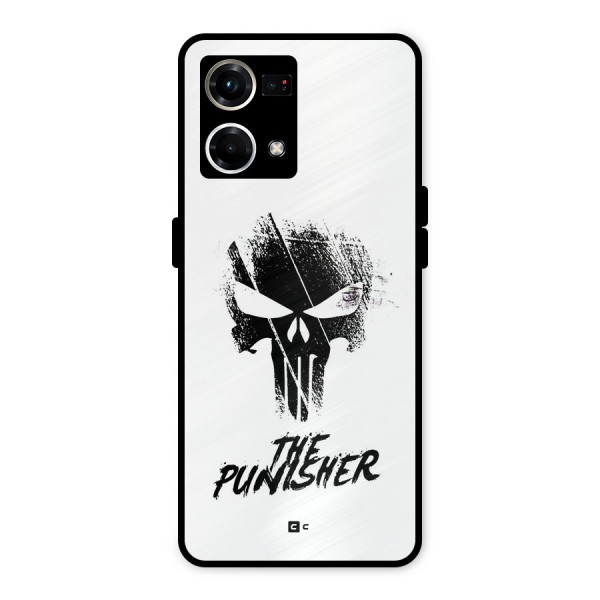 The Punisher Metal Back Case for Oppo F21s Pro 4G