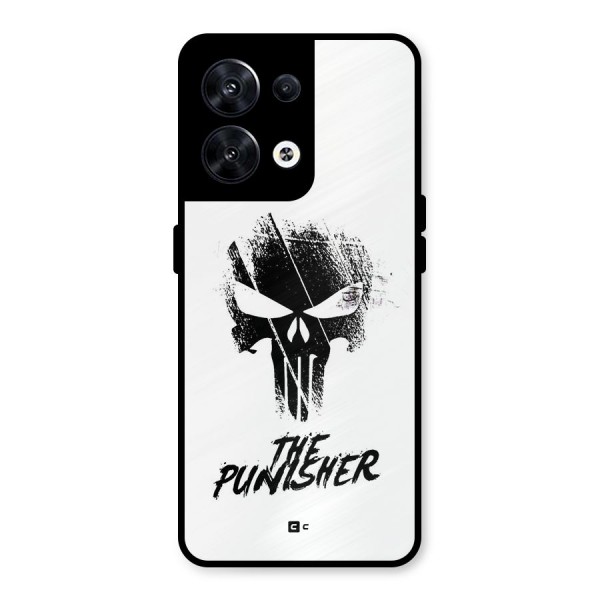 The Punisher Metal Back Case for Oppo Reno8 5G