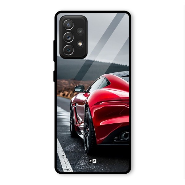 The Royal Car Glass Back Case for Galaxy A72