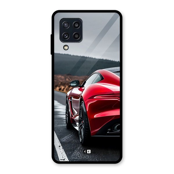 The Royal Car Glass Back Case for Galaxy M32