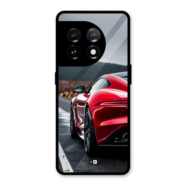 The Royal Car Glass Back Case for OnePlus 11