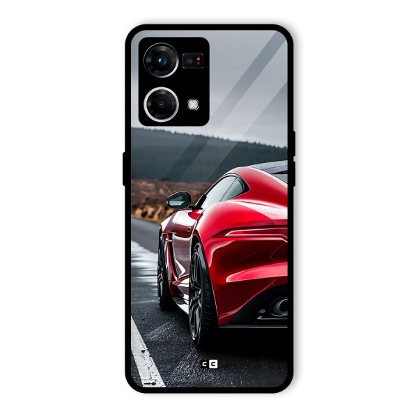 The Royal Car Glass Back Case for Oppo F21 Pro 4G