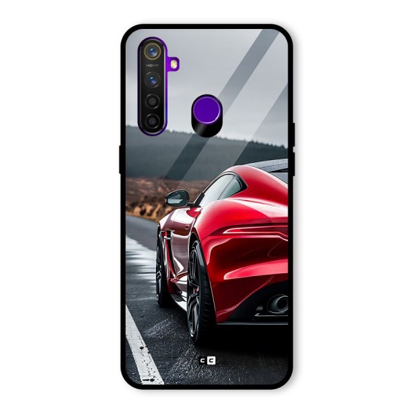 The Royal Car Glass Back Case for Realme 5 Pro