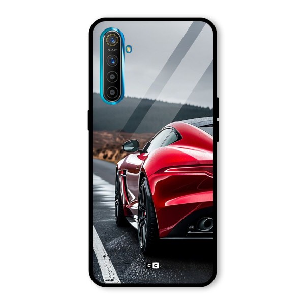 The Royal Car Glass Back Case for Realme X2