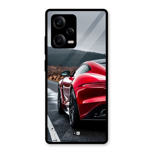 The Royal Car Glass Back Case for Redmi Note 12 Pro
