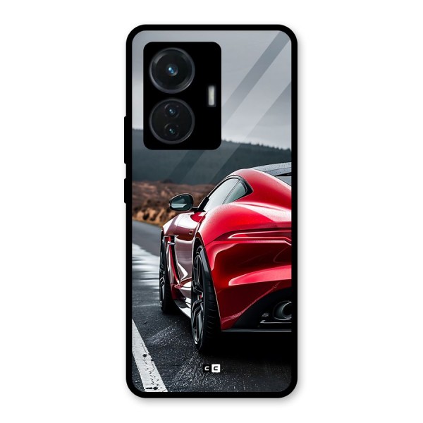 The Royal Car Glass Back Case for iQOO Z6 44W