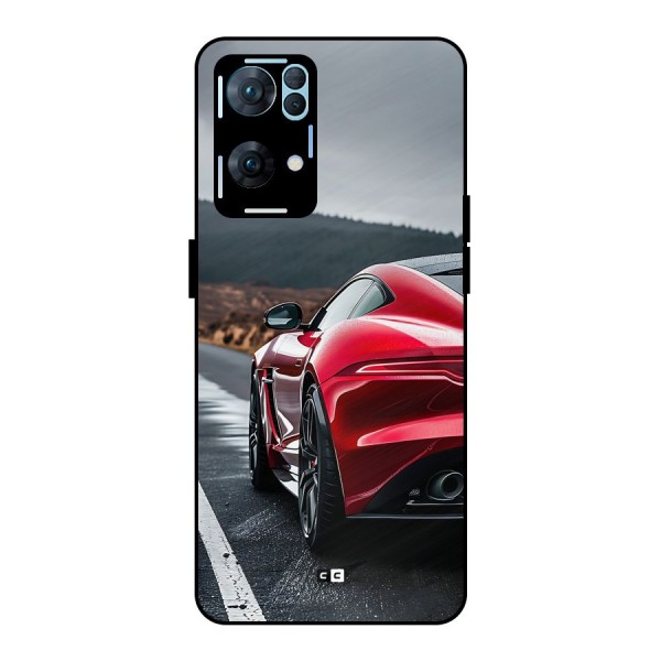 The Royal Car Metal Back Case for Oppo Reno7 Pro 5G