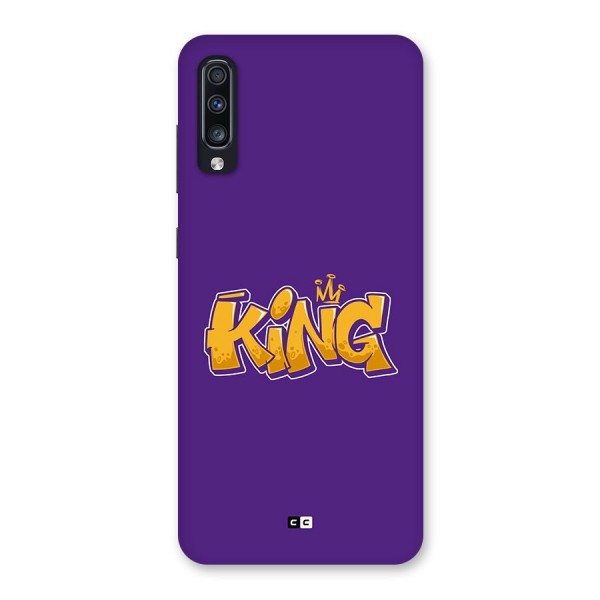 The Royal King Back Case for Galaxy A70