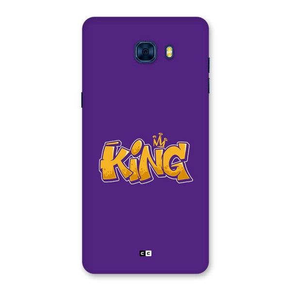 The Royal King Back Case for Galaxy C7 Pro