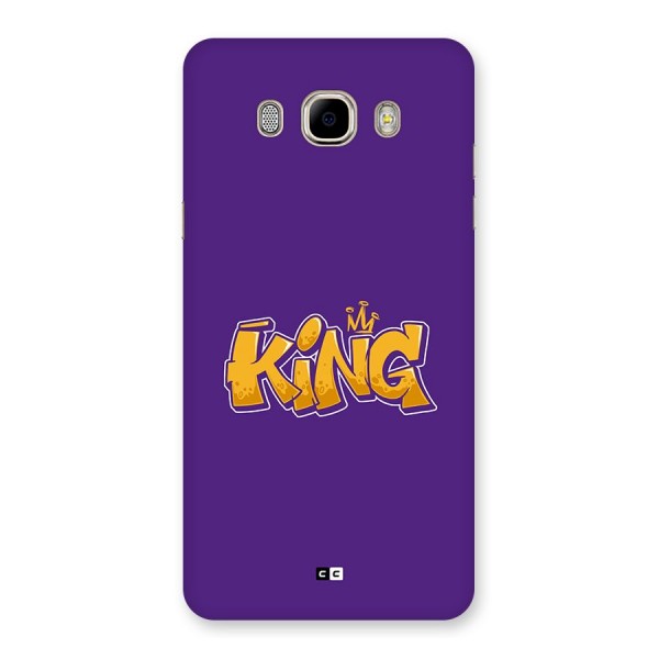 The Royal King Back Case for Galaxy J7 2016