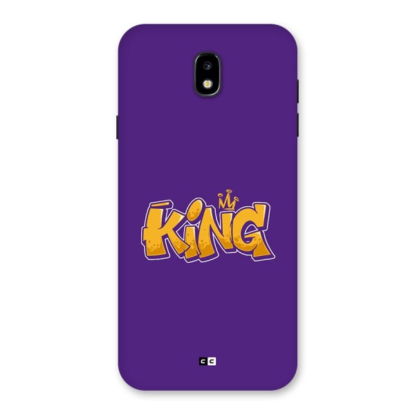 The Royal King Back Case for Galaxy J7 Pro