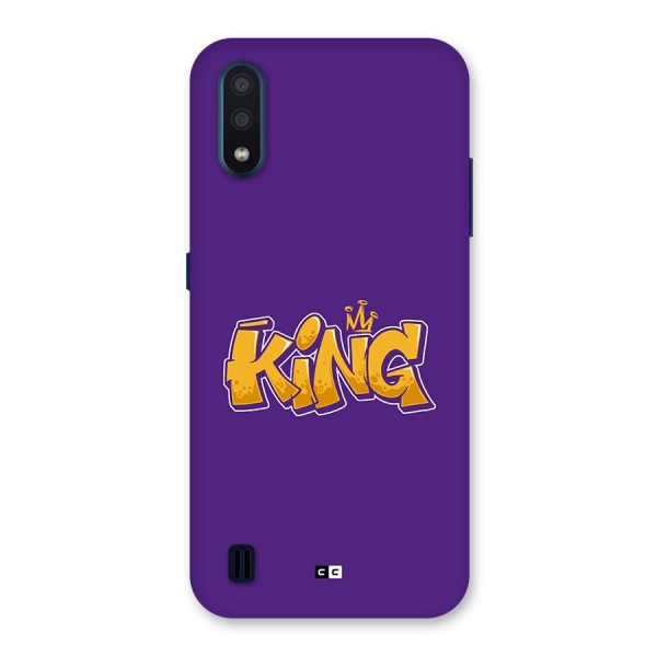 The Royal King Back Case for Galaxy M01