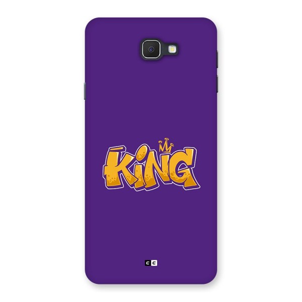 The Royal King Back Case for Galaxy On7 2016