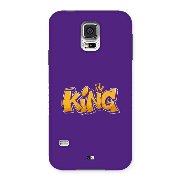 The Royal King Back Case for Galaxy S5