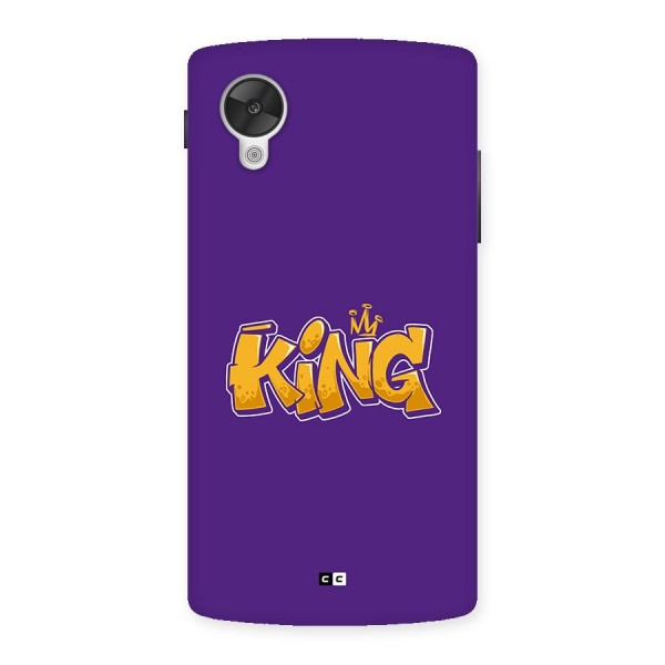 The Royal King Back Case for Google Nexus 5