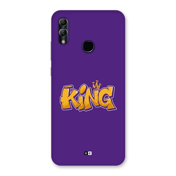The Royal King Back Case for Honor 10 Lite
