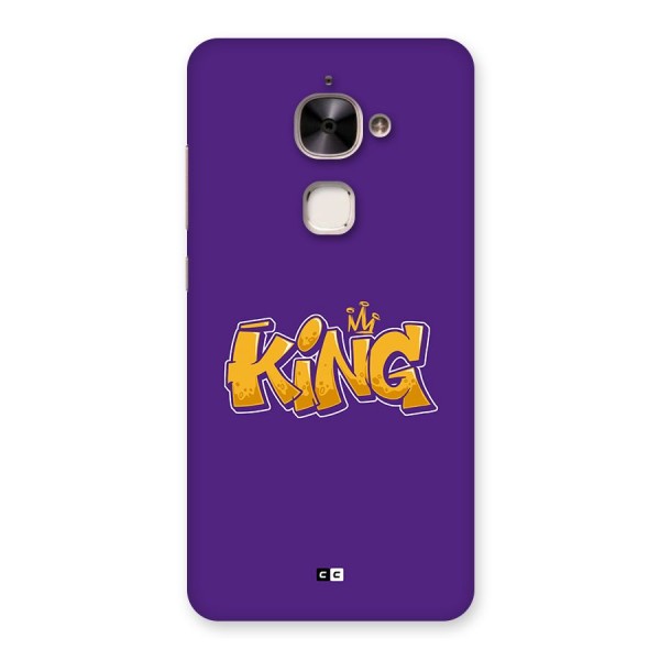 The Royal King Back Case for Le 2