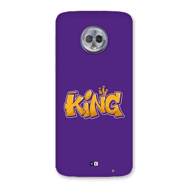 The Royal King Back Case for Moto G6 Plus