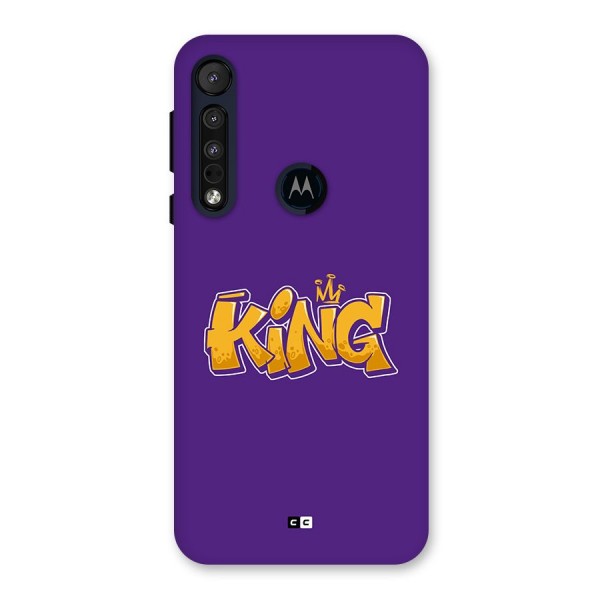 The Royal King Back Case for Motorola One Macro