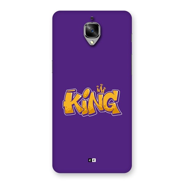 The Royal King Back Case for OnePlus 3