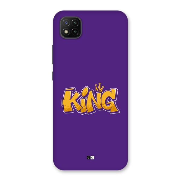 The Royal King Back Case for Poco C3