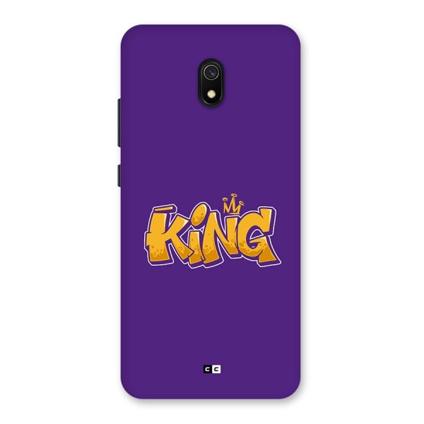 The Royal King Back Case for Redmi 8A