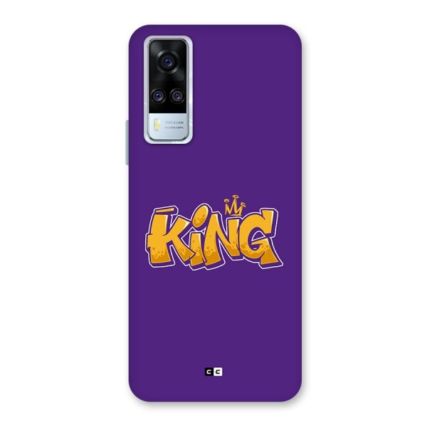 The Royal King Back Case for Vivo Y51A