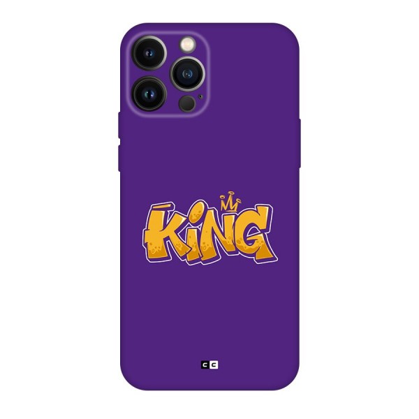 The Royal King Back Case for iPhone 13 Pro Max