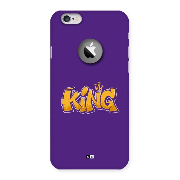 The Royal King Back Case for iPhone 6 Logo Cut