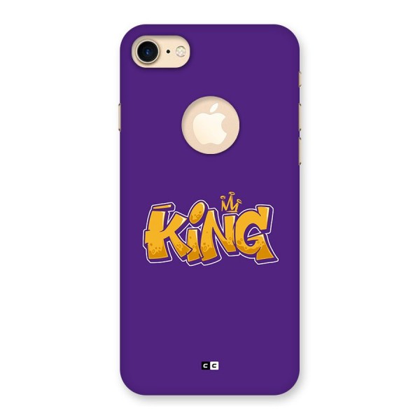 The Royal King Back Case for iPhone 7 Logo Cut