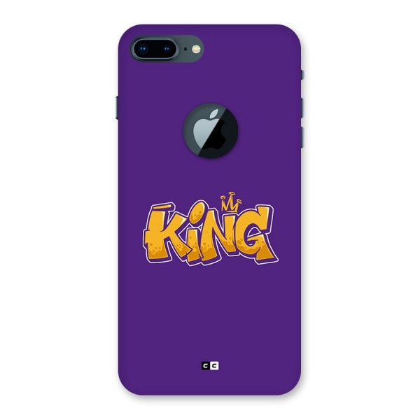 The Royal King Back Case for iPhone 7 Plus Logo Cut