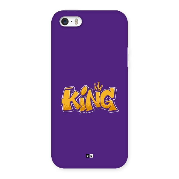 The Royal King Back Case for iPhone SE 2016