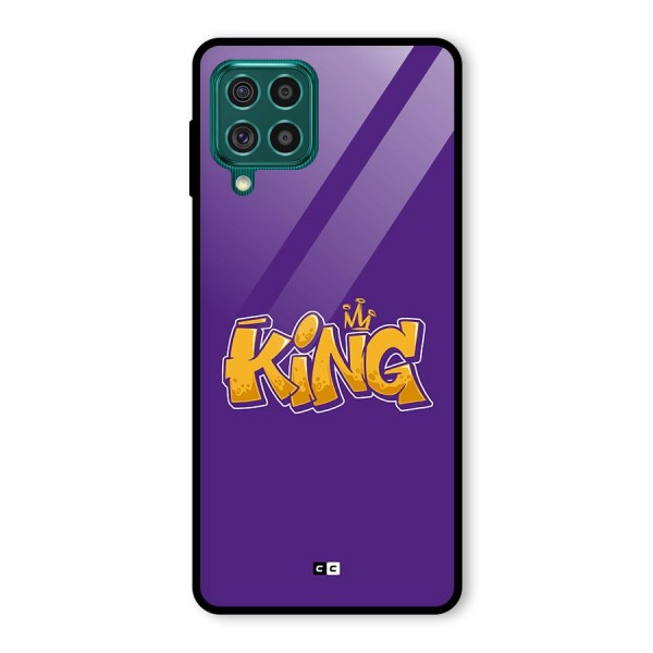 The Royal King Glass Back Case for Galaxy F62