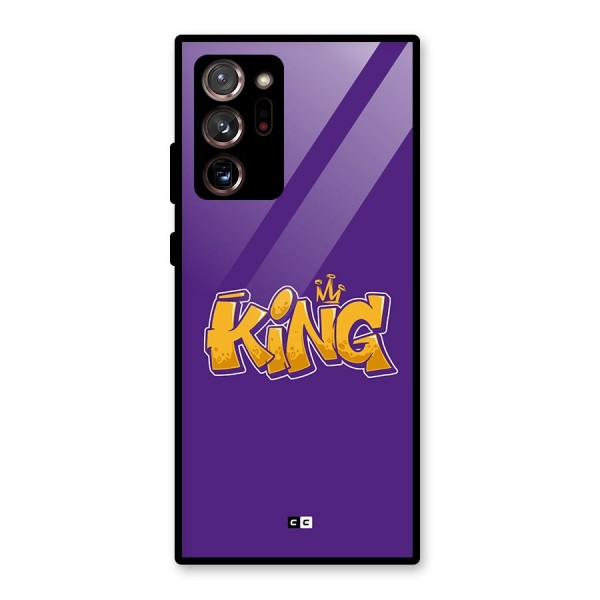 The Royal King Glass Back Case for Galaxy Note 20 Ultra