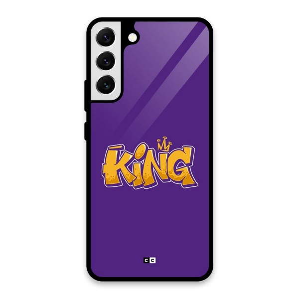The Royal King Glass Back Case for Galaxy S22 Plus 5G