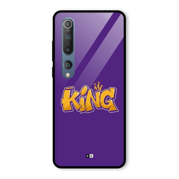 The Royal King Glass Back Case for Mi 10