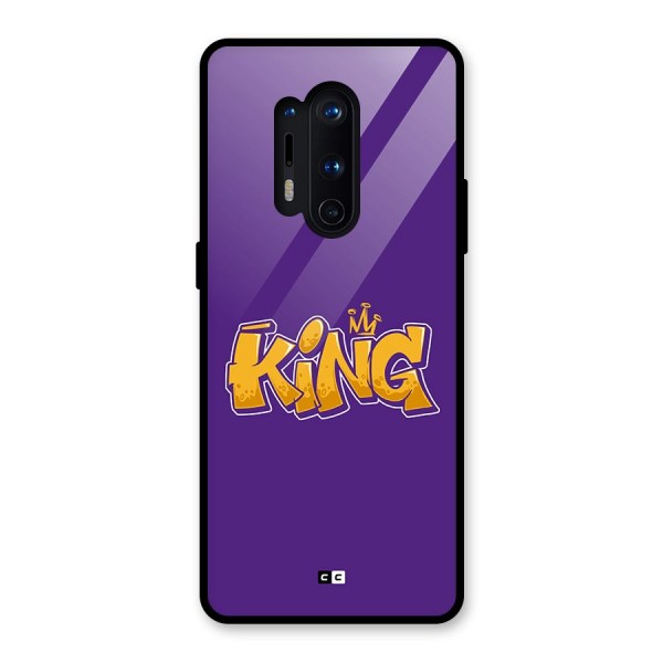 The Royal King Glass Back Case for OnePlus 8 Pro