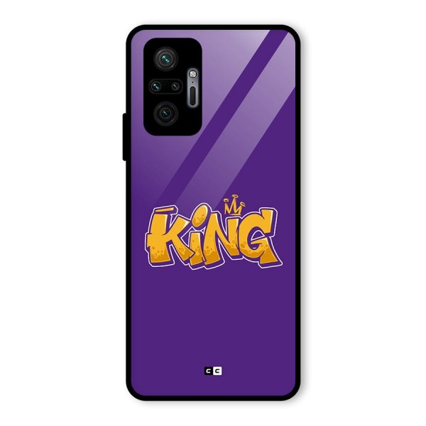 The Royal King Glass Back Case for Redmi Note 10 Pro Max