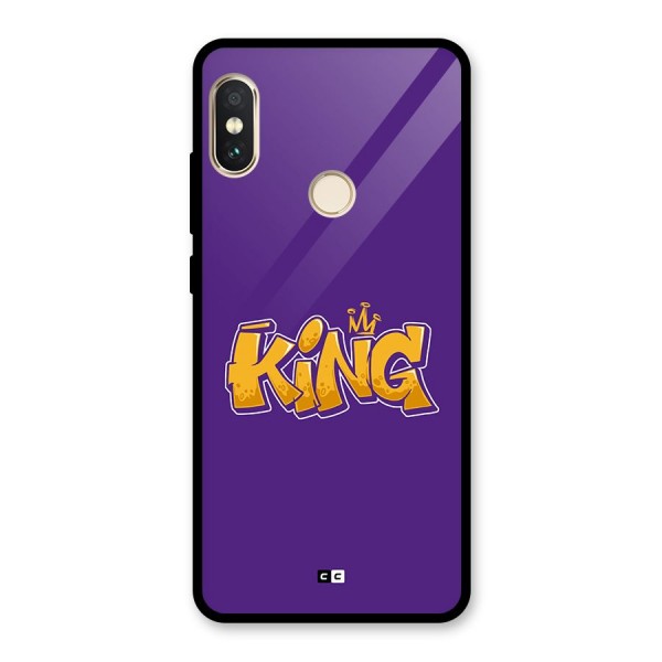 The Royal King Glass Back Case for Redmi Note 5 Pro
