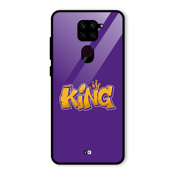 The Royal King Glass Back Case for Redmi Note 9