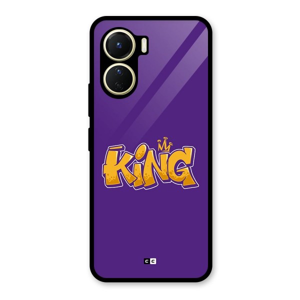 The Royal King Glass Back Case for Vivo Y16