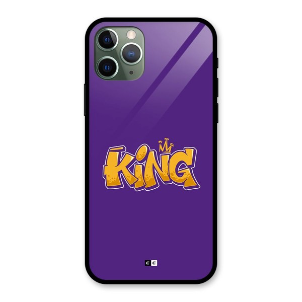The Royal King Glass Back Case for iPhone 11 Pro