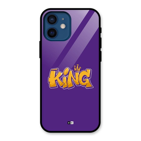 The Royal King Glass Back Case for iPhone 12 Mini