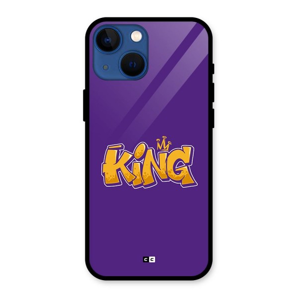 The Royal King Glass Back Case for iPhone 13 Mini